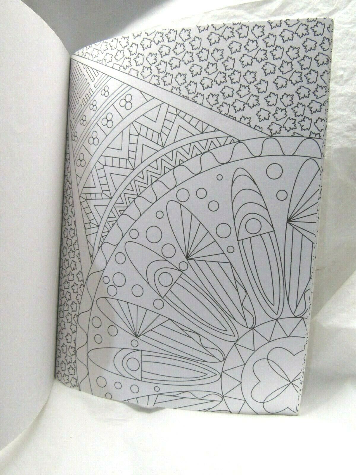 Grown Up Adult Coloring Book Geometrical 32 Pages