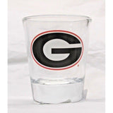 NCAA 2 oz Shot Glass with Team Logo by The Memory Company