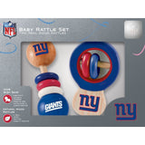 NFL Real Wood Baby Rattles (2-Pack) by MasterPieces Puzzle Co.