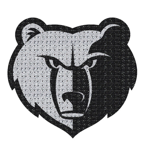 NBA Memphis Grizzlies Bling Emblem Adhesive Decal By Team ProMark