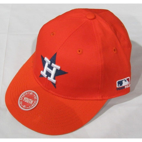 MLB Houston Astros Youth Cap Cooperstown Raised Replica Cotton Twill Hat