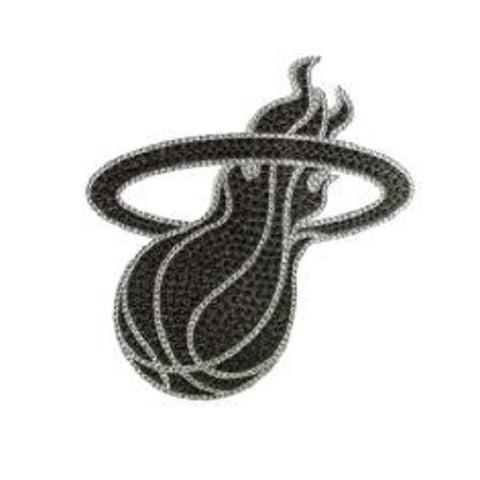 NBA Miami Heat Bling Emblem Adhesive Decal By Team ProMark