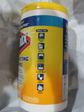 Clorox Disinfecting Wipes Crisp Lemon 40% Thicker Cleans 75 Wet Wipes