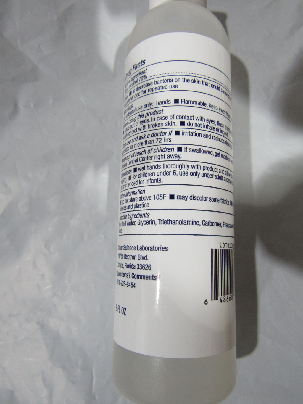 1 Bottle DermEssentials Hand Sanitizer 8.0 FL. OZ.