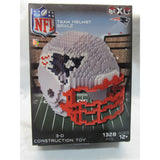 NFL New England Patriots Helmet Shaped BRXLZ 3-D Puzzle 1328 Pieces
