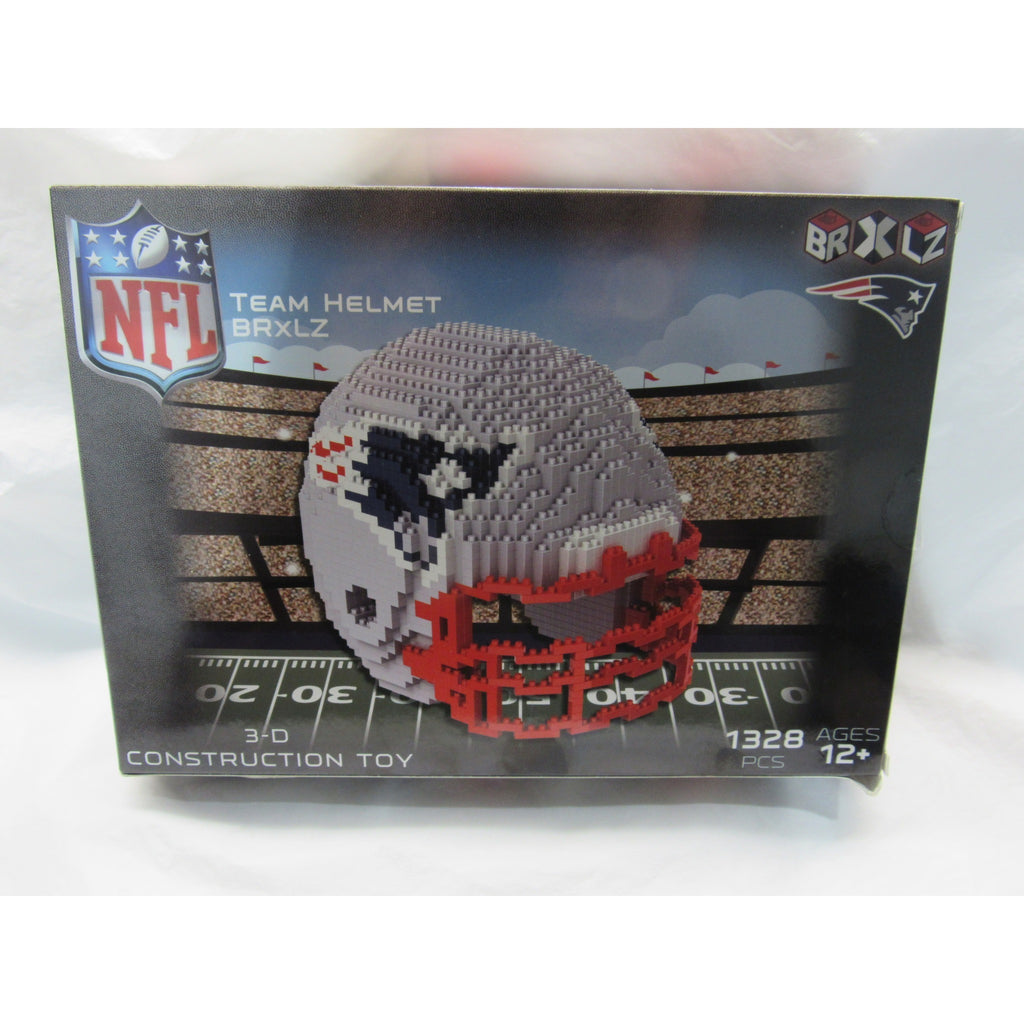 NFL New England Patriots Helmet Shaped BRXLZ 3-D Puzzle 1328 Pieces