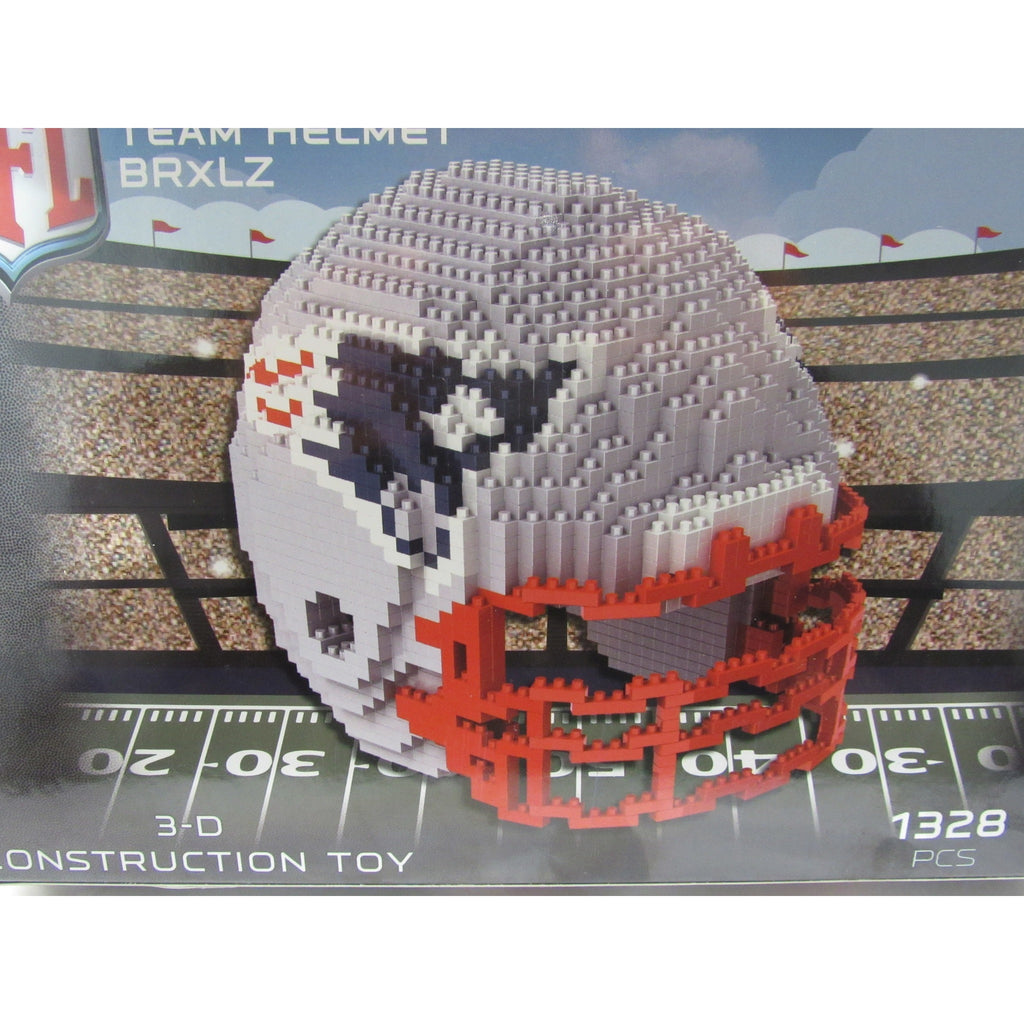 NFL New England Patriots Helmet Shaped BRXLZ 3-D Puzzle 1328 Pieces