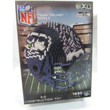 NFL Seattle Seahawks Helmet Shaped BRXLZ 3-D Puzzle 1630 Pieces
