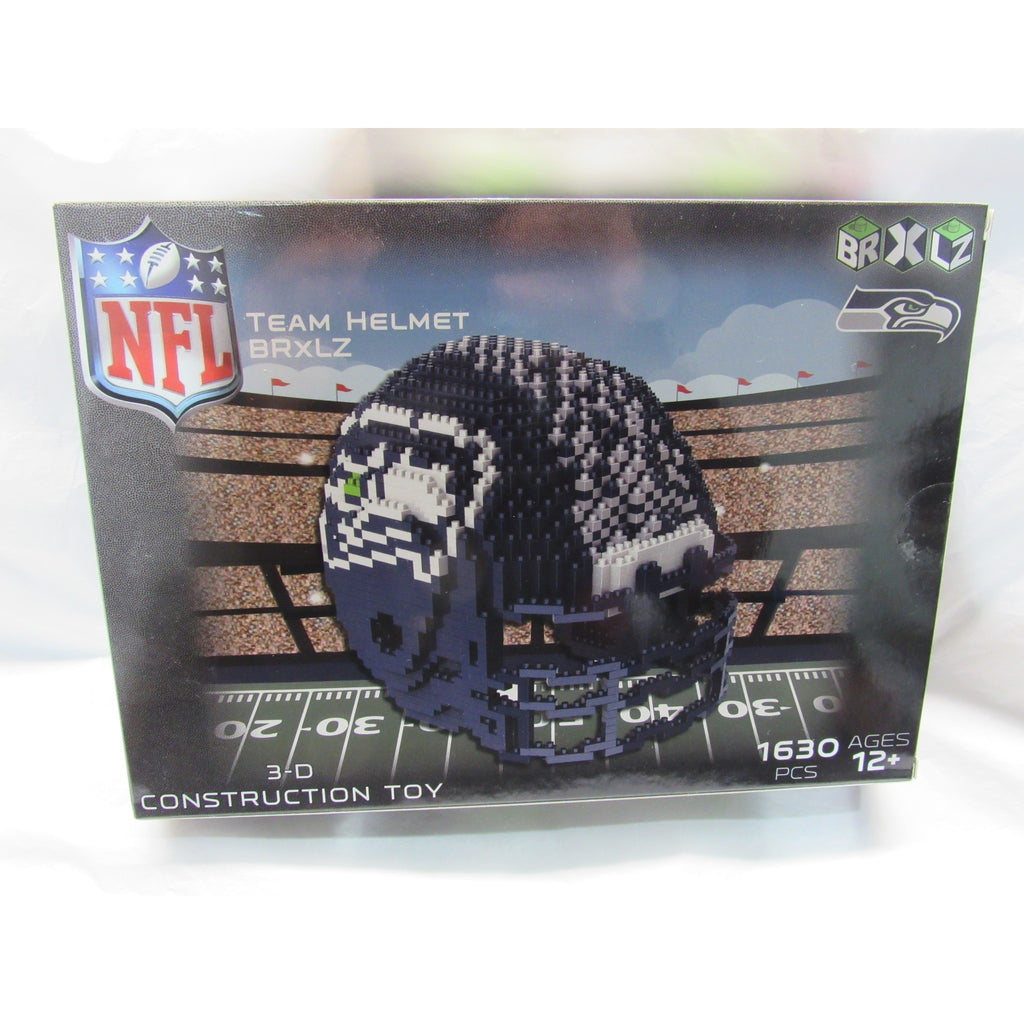 NFL Seattle Seahawks Helmet Shaped BRXLZ 3-D Puzzle 1630 Pieces