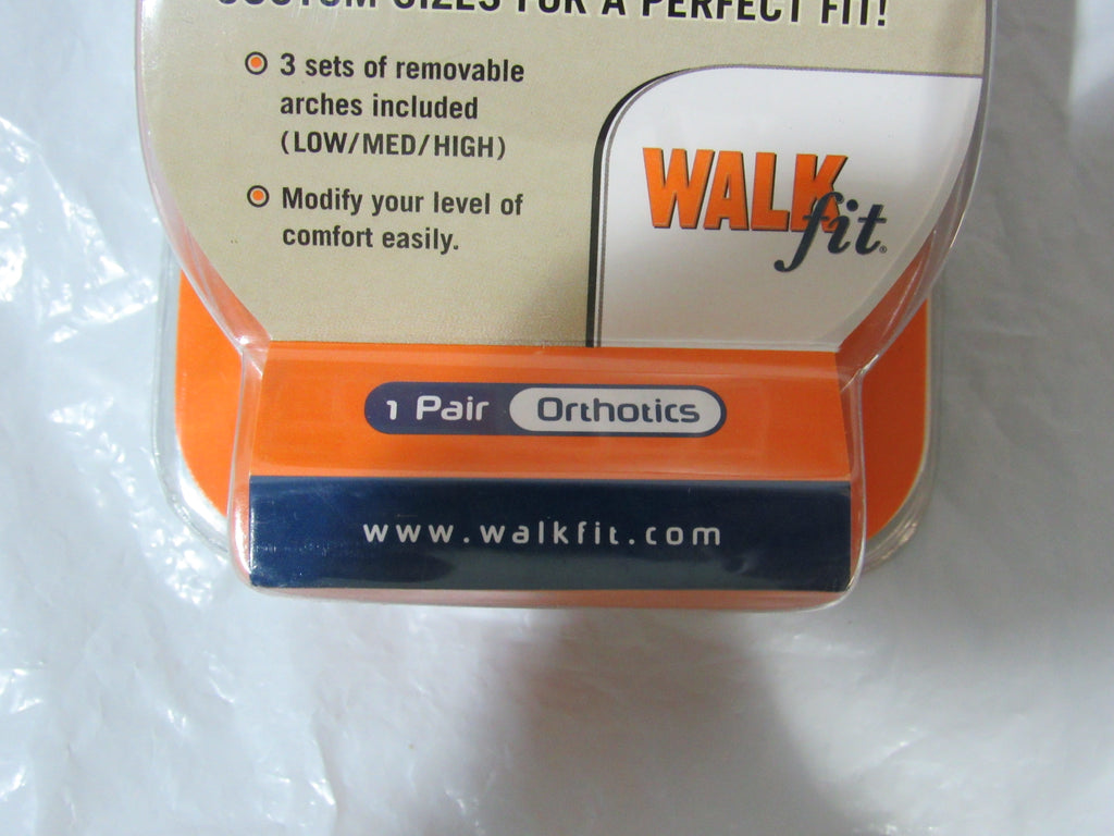 Walkfit Orthotics Women 8-8.5 Men 7-7.5 Custom Arches Low Med High