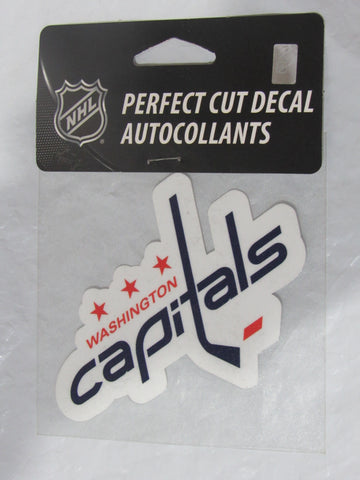 NHL Washington Capitals Logo 4"x4" Perfect Cut Decal Single WinCraft