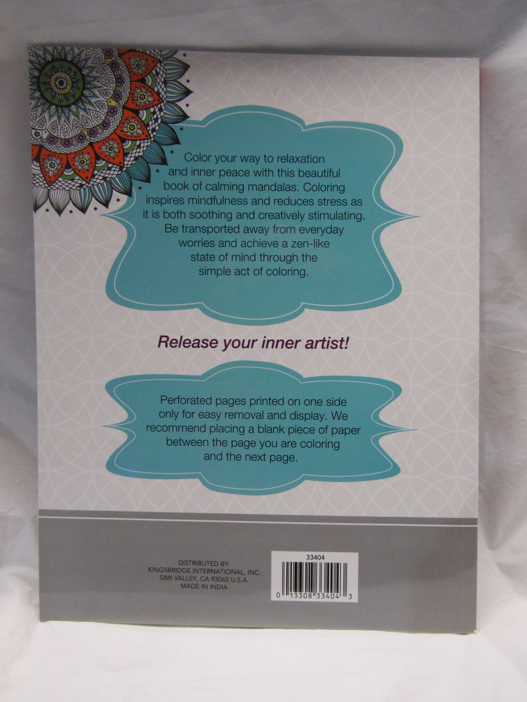 Grown Up Adult Coloring Book Mandalas 32 Pages