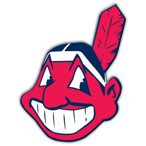 MLB Cleveland Indians Alt. Logo on 12 inch Auto Magnet