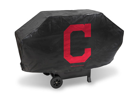 MLB Cleveland Indians 68 Inch Deluxe Vinyl Padded Grill Cover by Rico Industries