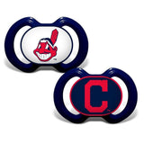 MLB Pacifiers Set of 2 Images Color Shield on Card by baby fanatic