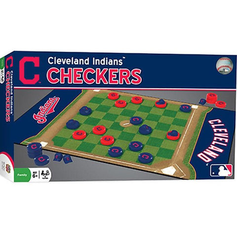 MLB Cleveland Indians Checkers Game by Masterpieces Puzzles Co.