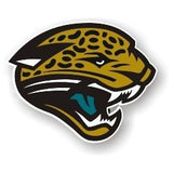 NFL 12 INCH AUTO MAGNET JACKSONVILLE JAGUARS CURRENT LOGO