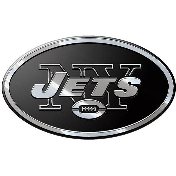 NFL New York Jets 3-D Chrome Heavy Metal Emblem By Team ProMark