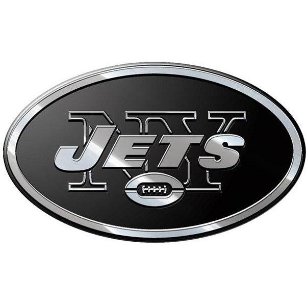 NCAA New York Jets 3D Chrome Heavy Metal Emblem By Team ProMark – All  Sports-N-Jerseys