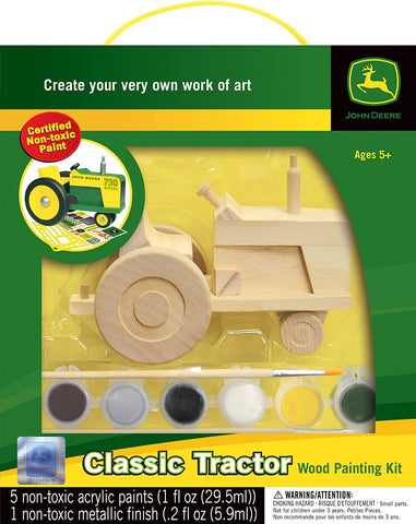 MasterPieces Works of Ahhh... John Deere Classic Tractor Wood Paint Kit #21313