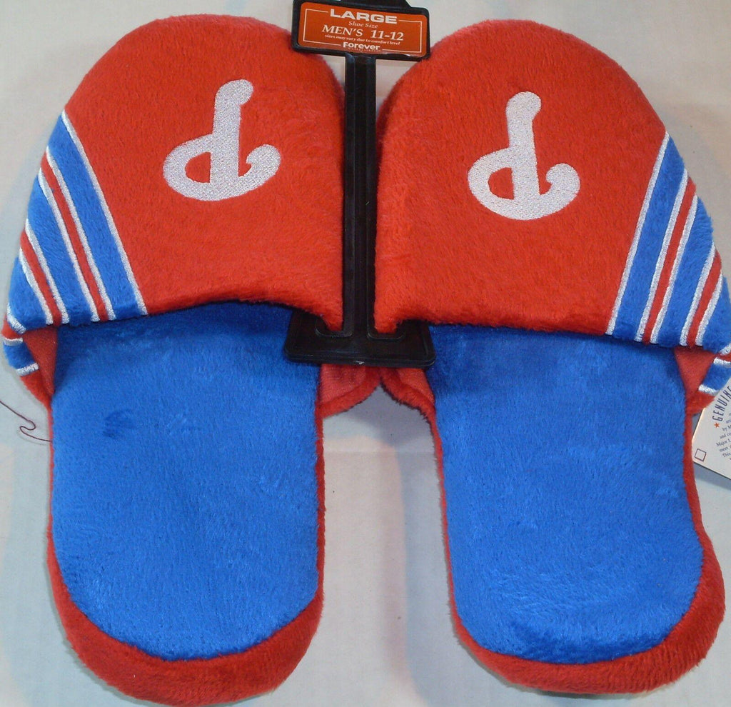 MLB Philadelphia Phillie Stripe Logo Slide Slippers Size Men Small by FOCO