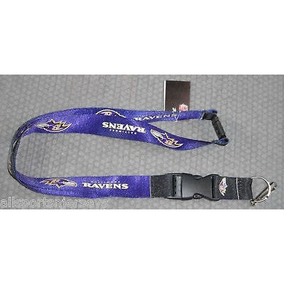 NFL Baltimore Ravens Reversible Lanyard Keychain by AMINCO