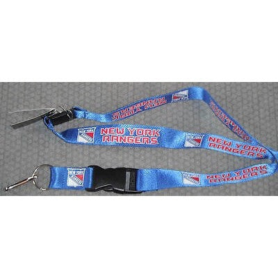 NHL New York Rangers Blue Lanyard Detachable Buckle 23" L 3/4" W by Aminco