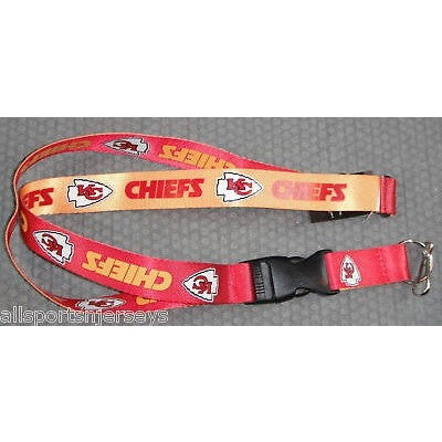 NFL Kansas City Chiefs Reversible Lanyard Keychain by AMINCO
