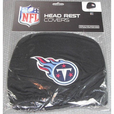 NFL Tennessee Titans Headrest Cover Embroidered Logo Set of 2 by Team ProMark