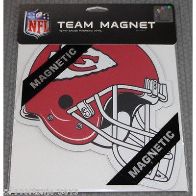 NFL Kansas City Chiefs 8 Inch Auto Magnet Die Cut Helmet by Fremont Die
