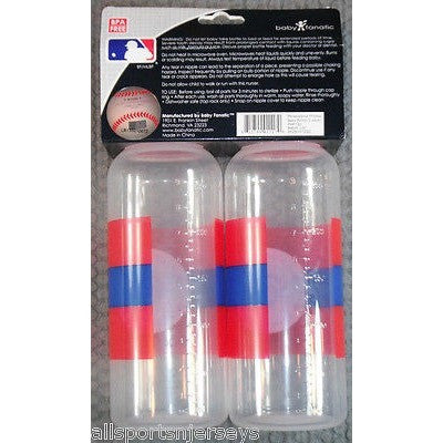MLB Philadelphia Phillies 9 fl oz Baby Bottle 2 Pack by baby fanatic
