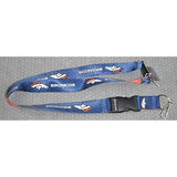 NFL Denver Broncos Reversible Lanyard Keychain by AMINCO