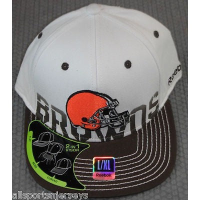 NFL REEBOK CLEVELAND BROWNS HAT 2010 SIDELINE CAP SIZE L/XL