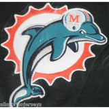 NFL Miami Dolphins Headrest Cover Embroidered Old Logo Set of 2 by Team ProMark