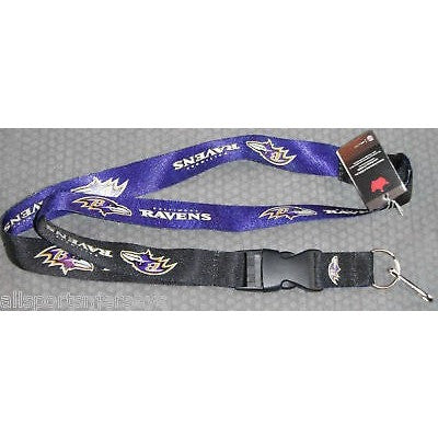 NFL Baltimore Ravens Reversible Lanyard Keychain by AMINCO