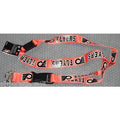 NHL Philadelphia Flyers Black Letters Orange Lanyard Detachable Buckle 23" L 3/4" W by Aminco