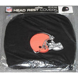 NFL Cleveland Browns Headrest Cover Embroidered Logo Set of 2 by Team ProMark