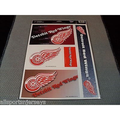 NHL Detroit Red Wings Ultra Decals Set of 5 By WINCRAFT
