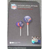 NFL iHip Team Logo Earphones Houston Texans