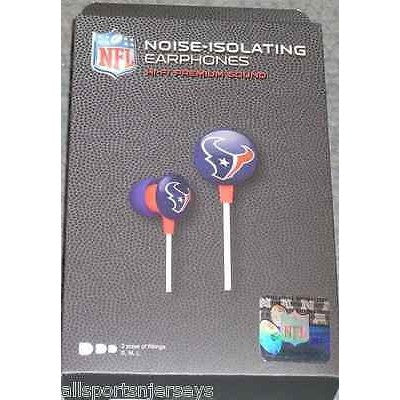 NFL iHip Team Logo Earphones Houston Texans