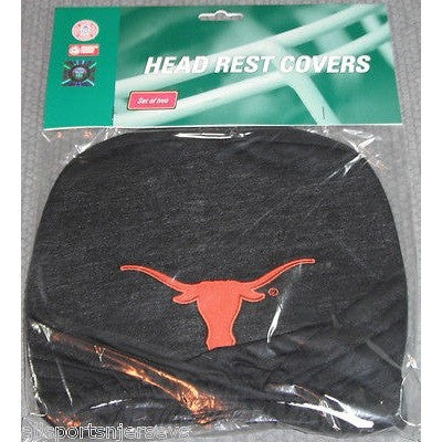NCAA Texas Longhorns Headrest Cover Embroidered Logo Set of 2 by Team ProMark