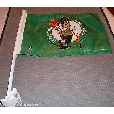 NBA Boston Celtics Logo on Window Car Flag by Rico Industries