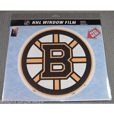 NHL Boston Bruins Die-Cut Window Film Approx. 12" by Fremont Die