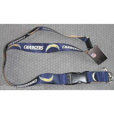 NFL Los Angeles Chargers Reversible Lanyard Keychain by AMINCO