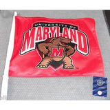 NCAA Maryland Terrapins Logo on Window Car Flag by Fremont Die