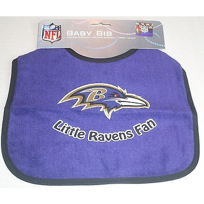 NFL Baltimore Ravens Purple LITTLE FAN All Pro INFANT BIB by WinCraft