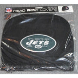 NFL New York Jets Headrest Cover Embroidered Logo Set of 2 by Team ProMark
