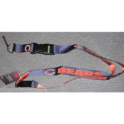 NFL Chicago Bears Reversible Lanyard Keychain by AMINCO