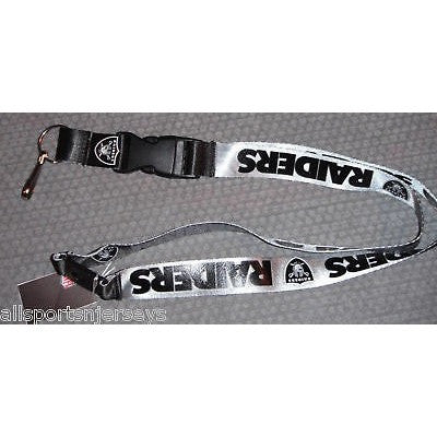 Raiders discount lanyard keychain