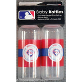 MLB Philadelphia Phillies 9 fl oz Baby Bottle 2 Pack by baby fanatic